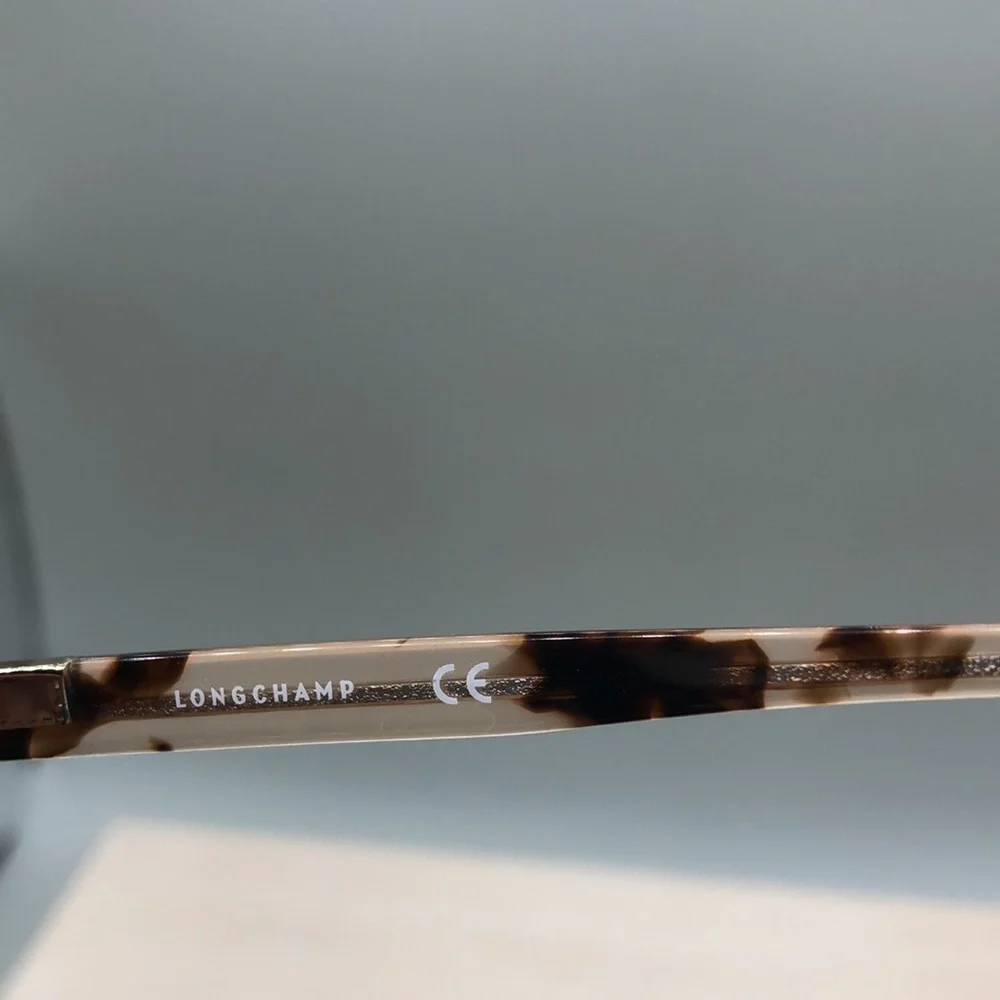 Longchamp  lo2643 glasses FRAMES ONLY round full rim 272-nude tortoise 49-17-140